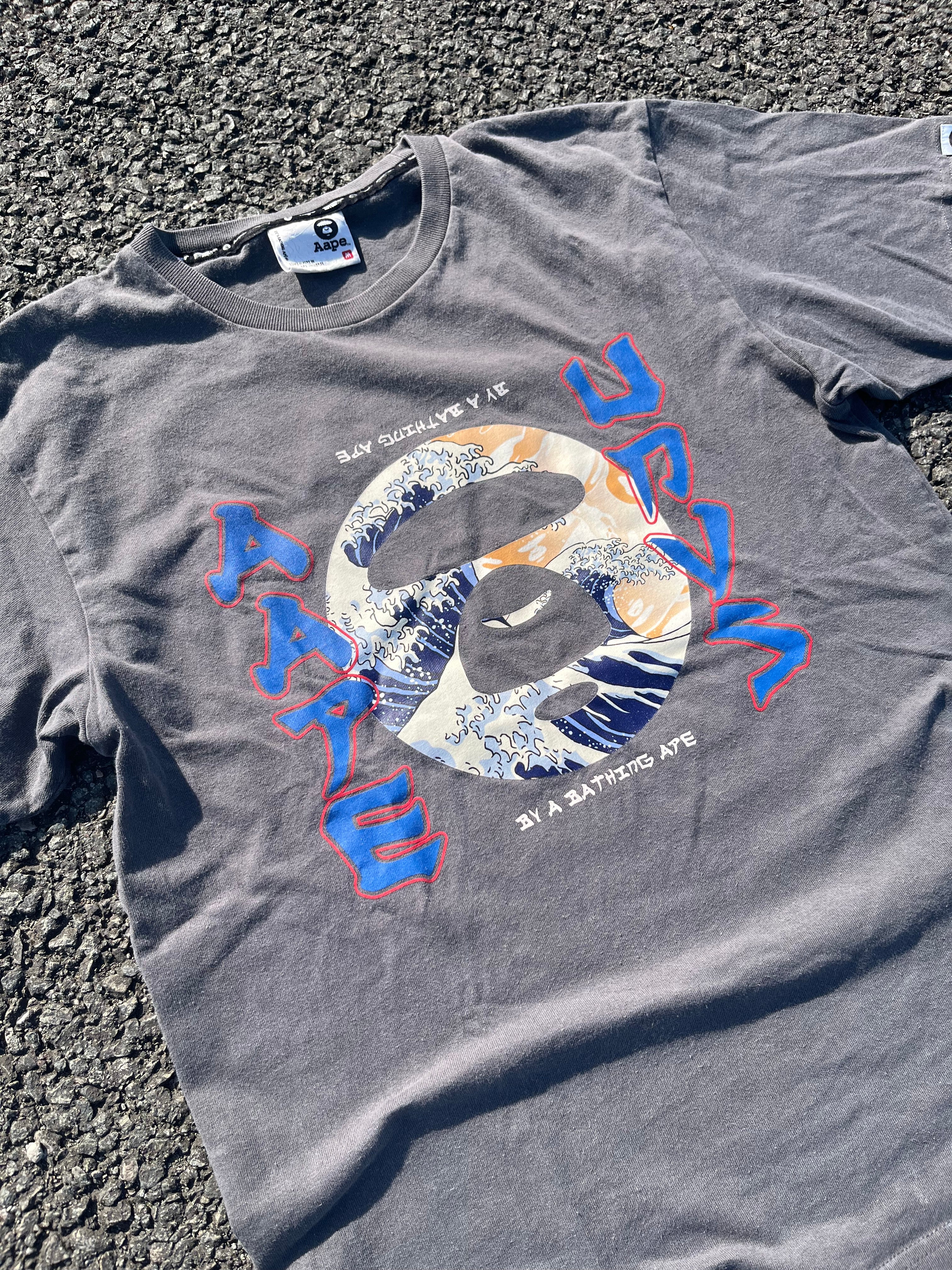 T-SHIRT BAPE GRIS