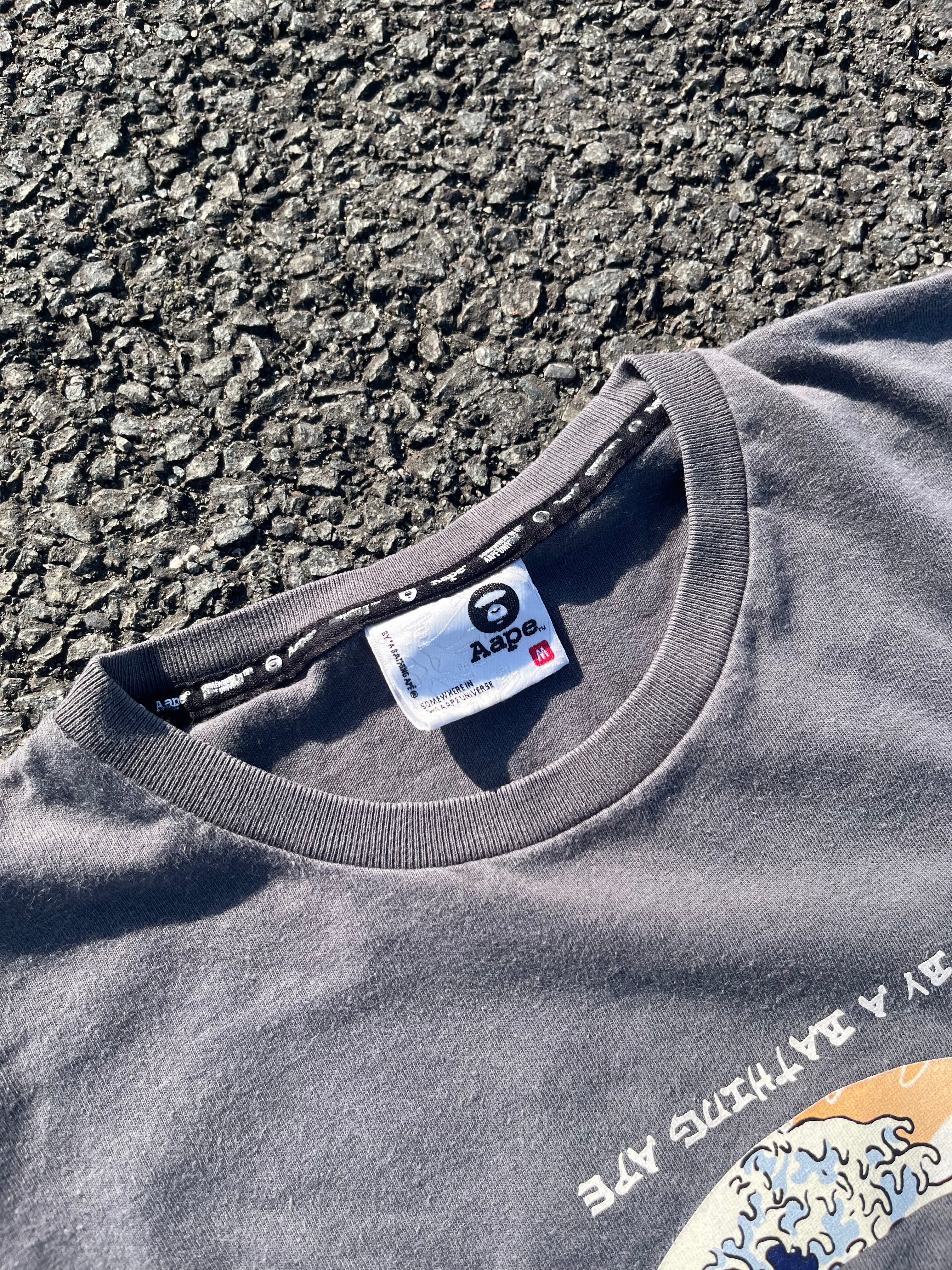 T-SHIRT BAPE GRIS