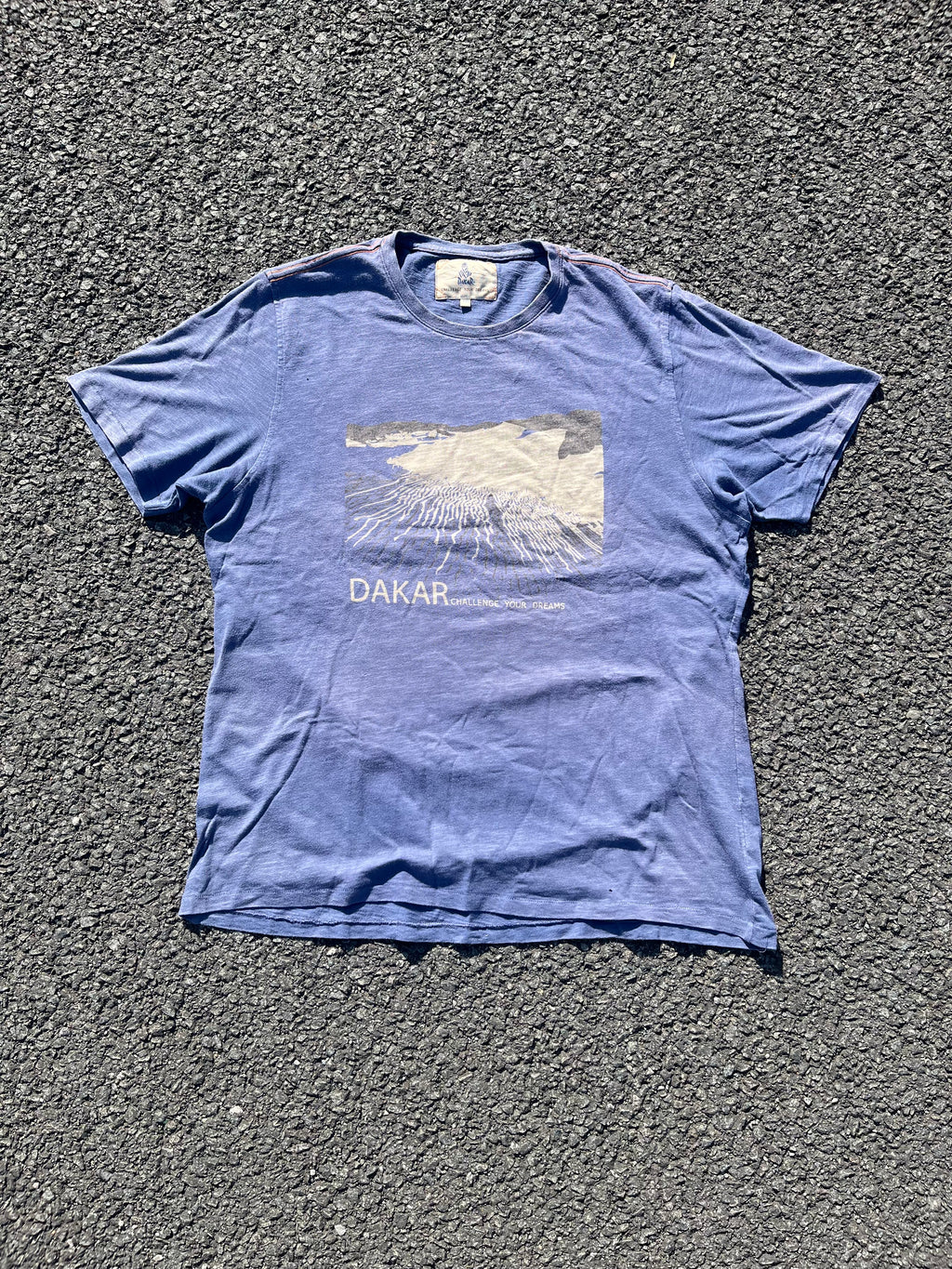 T-SHIRT SOUVENIR DU DAKAR BLEU