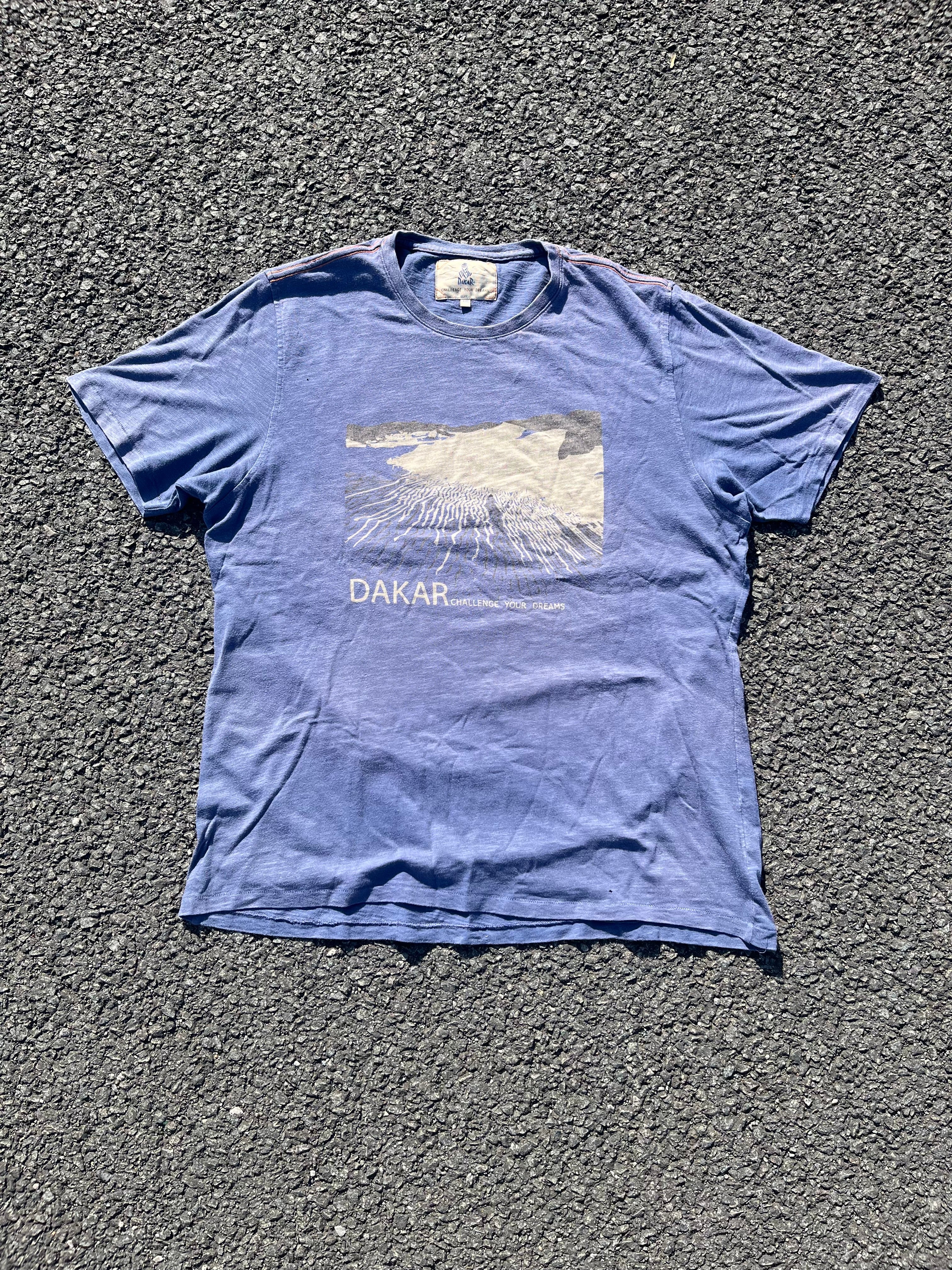 T-SHIRT SOUVENIR DU DAKAR BLEU