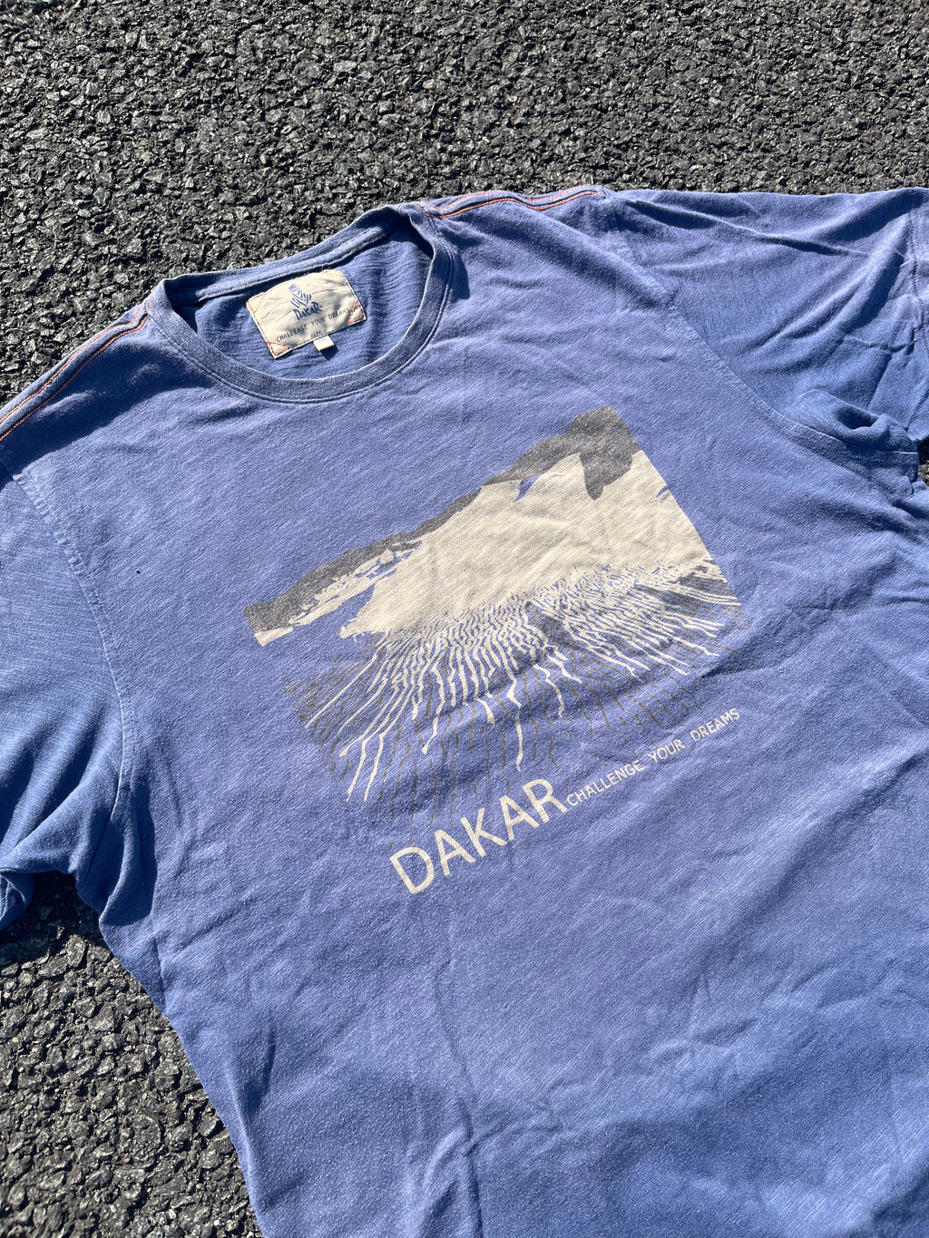T-SHIRT SOUVENIR DU DAKAR BLEU