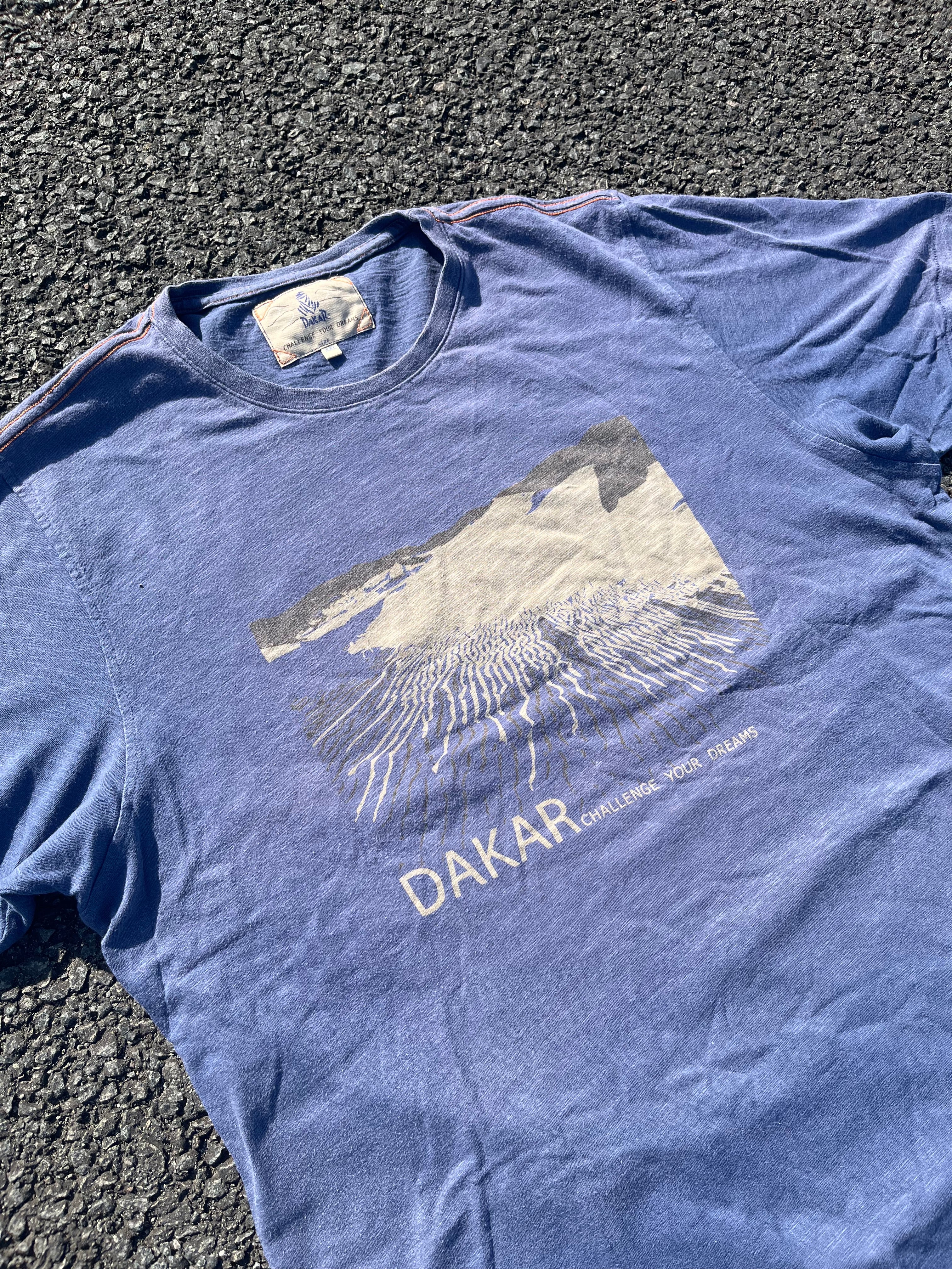 T-SHIRT SOUVENIR DU DAKAR BLEU