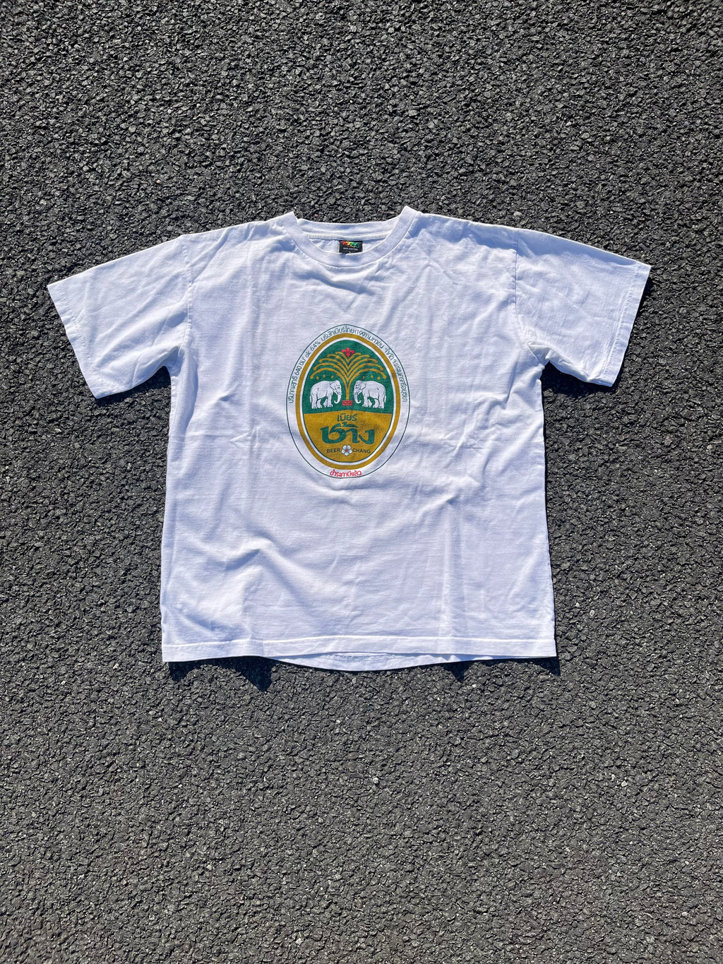 T-SHIRT BLANC BEER CHANG