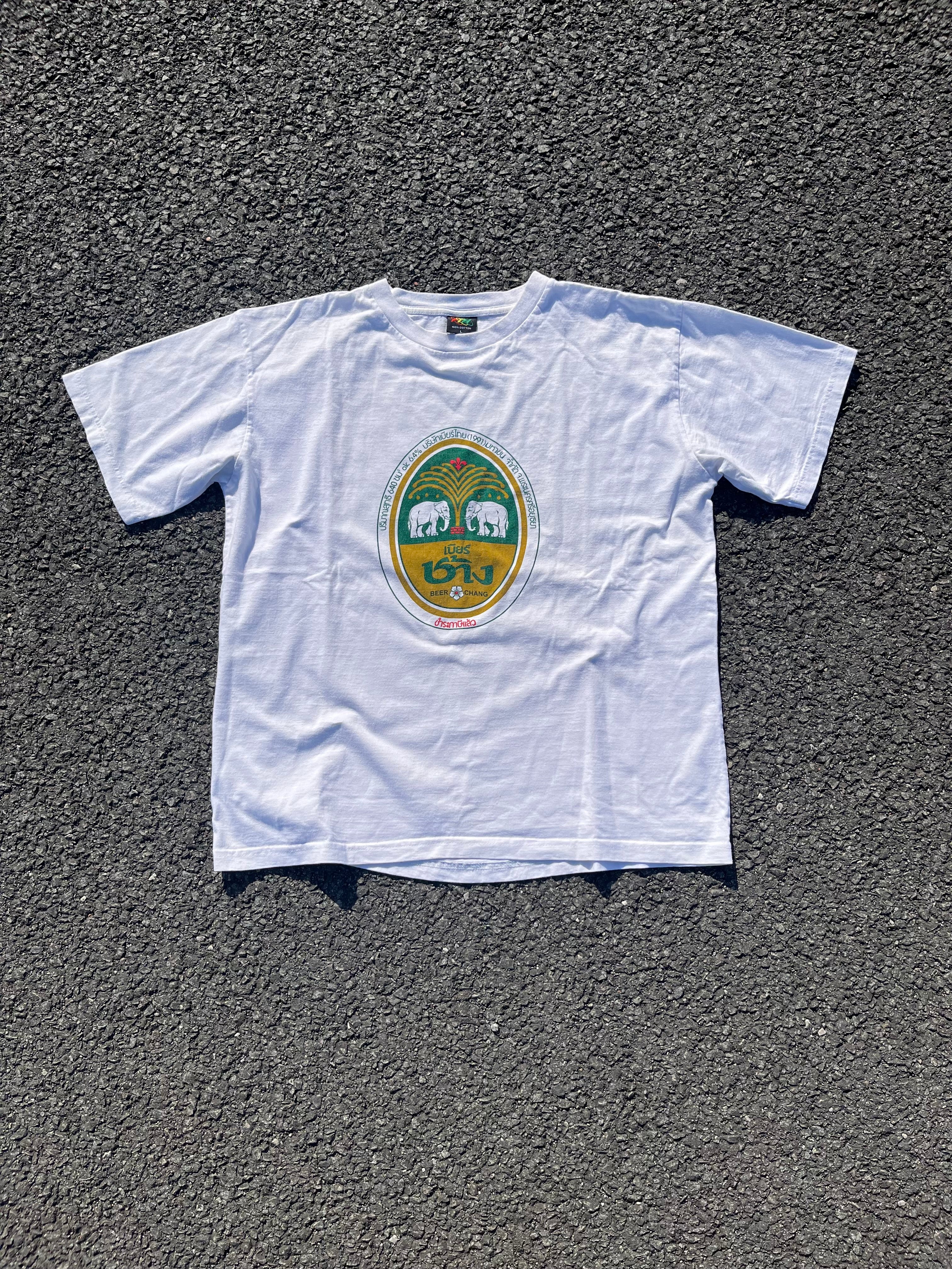 T-SHIRT BLANC BEER CHANG