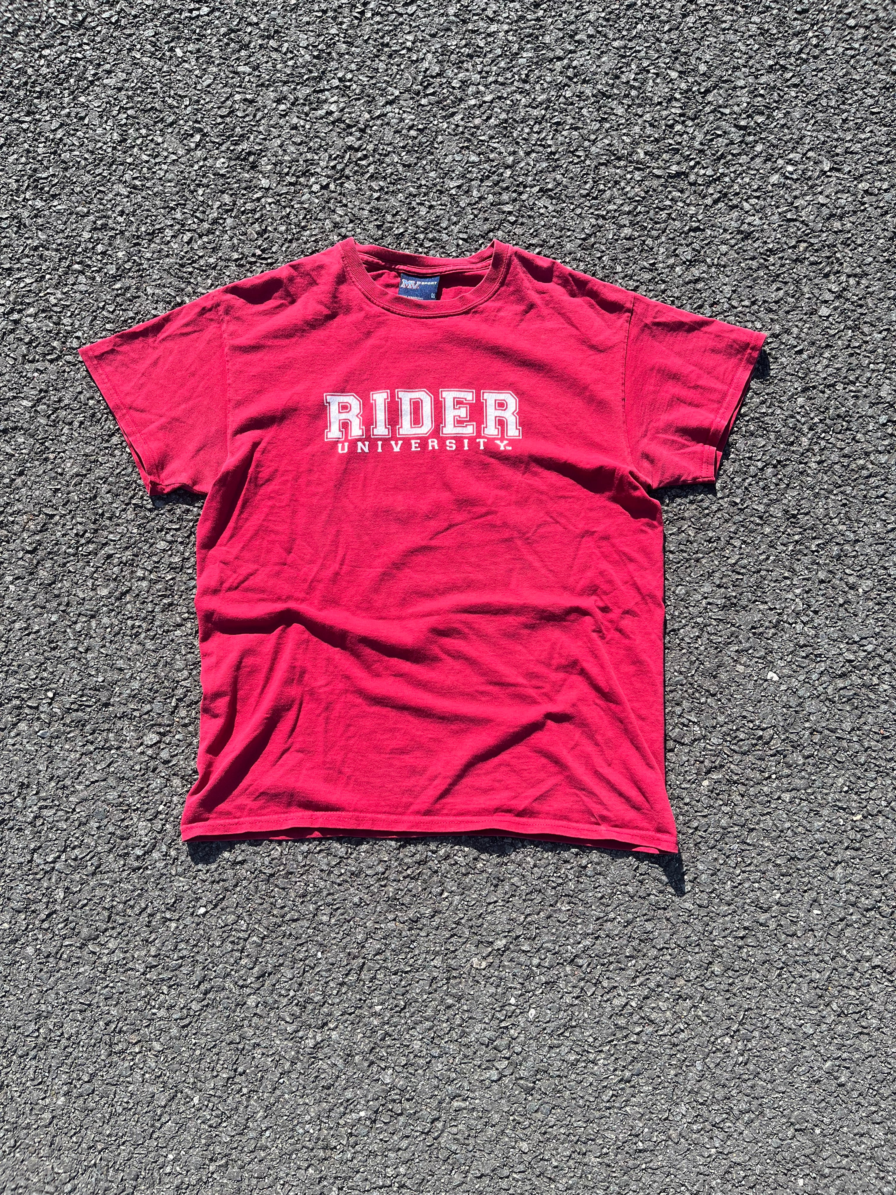 T-SHIRT UNIVERSITÉ RIDER ROUGE