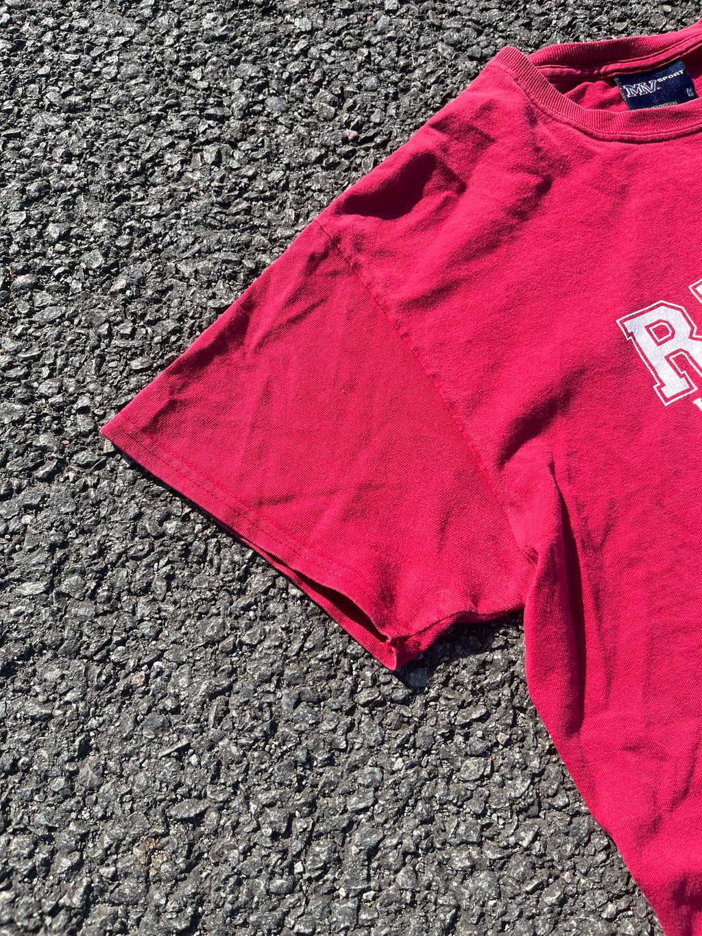 T-SHIRT UNIVERSITÉ RIDER ROUGE