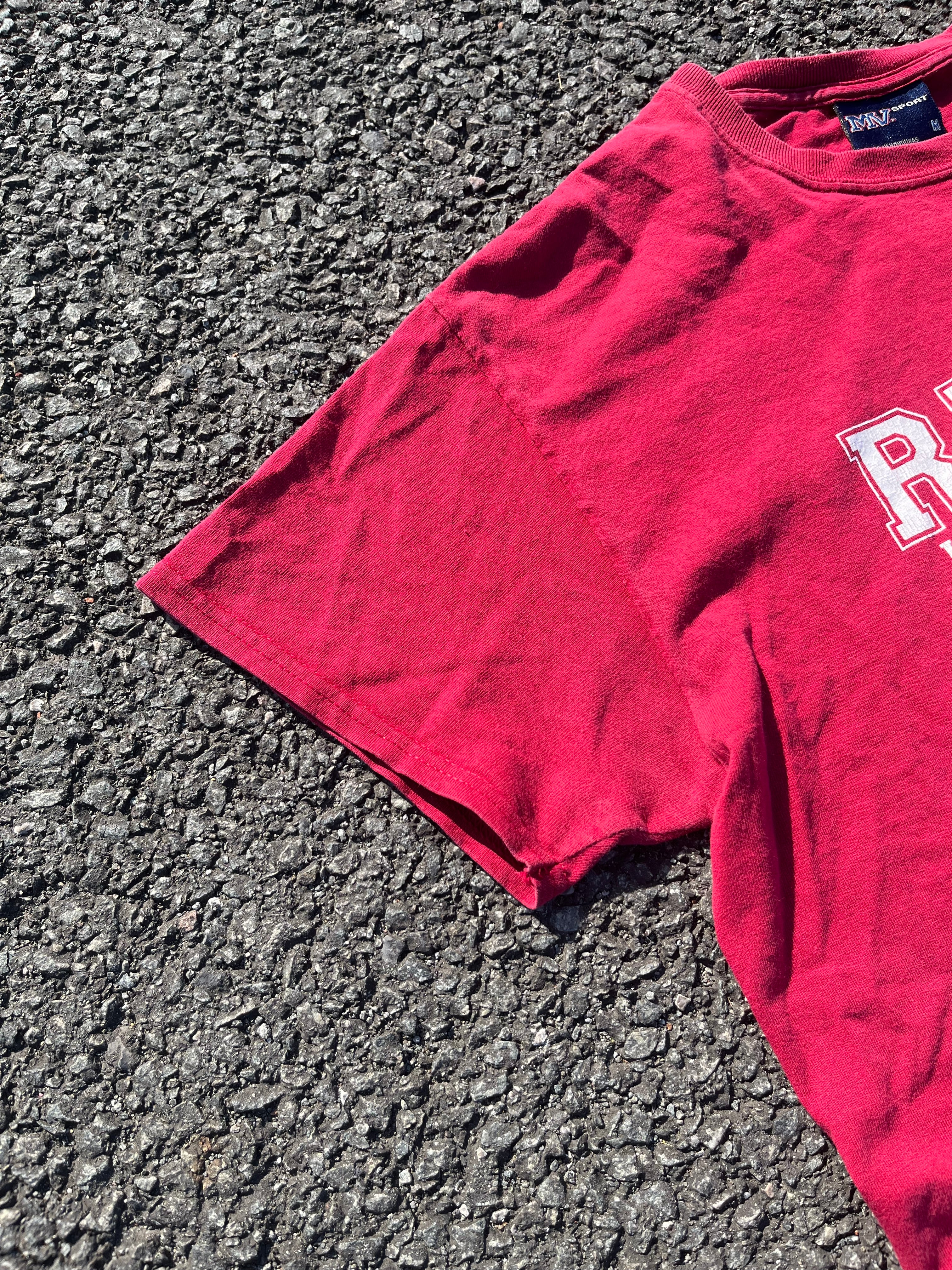 T-SHIRT UNIVERSITÉ RIDER ROUGE