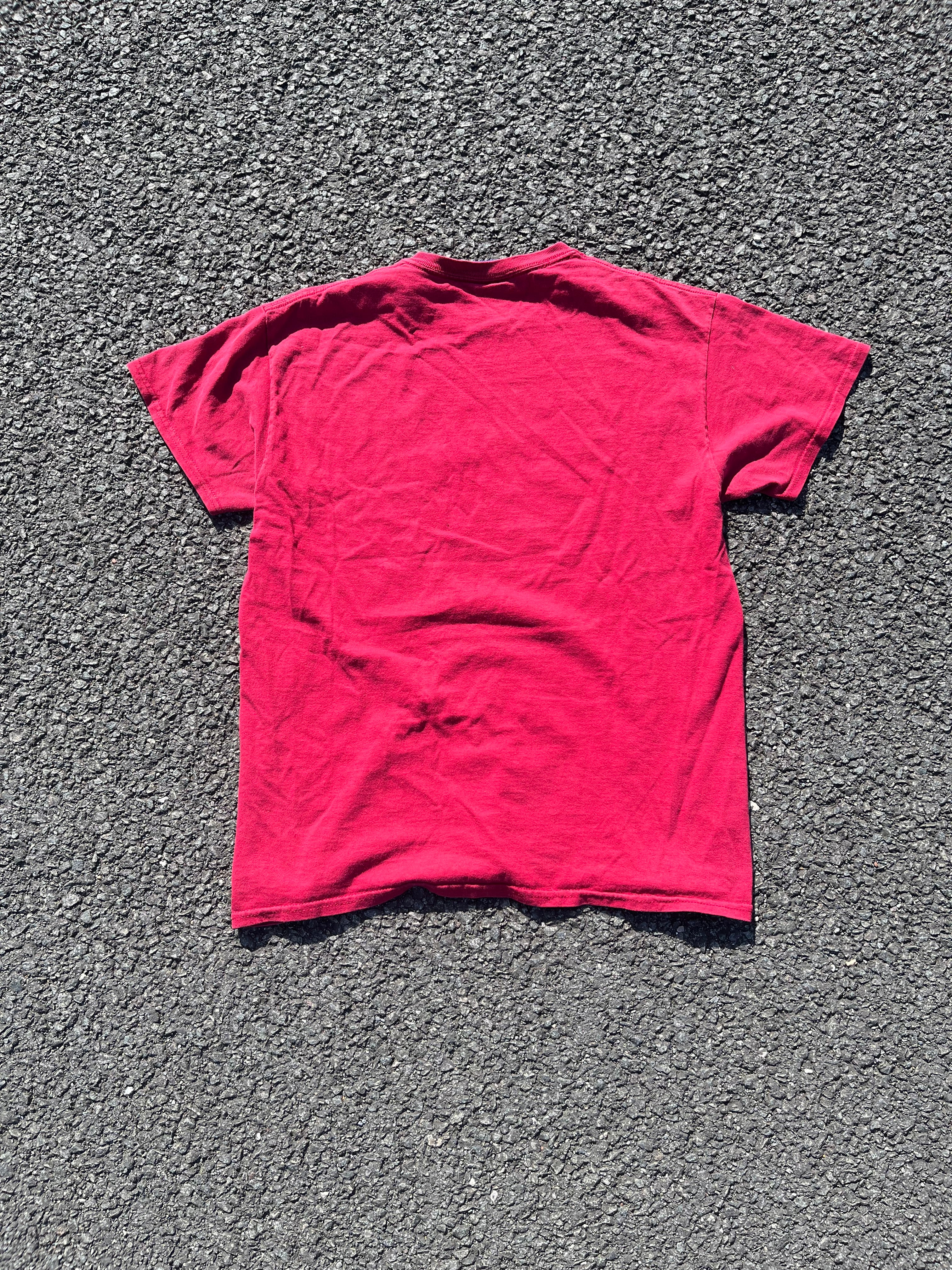 T-SHIRT UNIVERSITÉ RIDER ROUGE