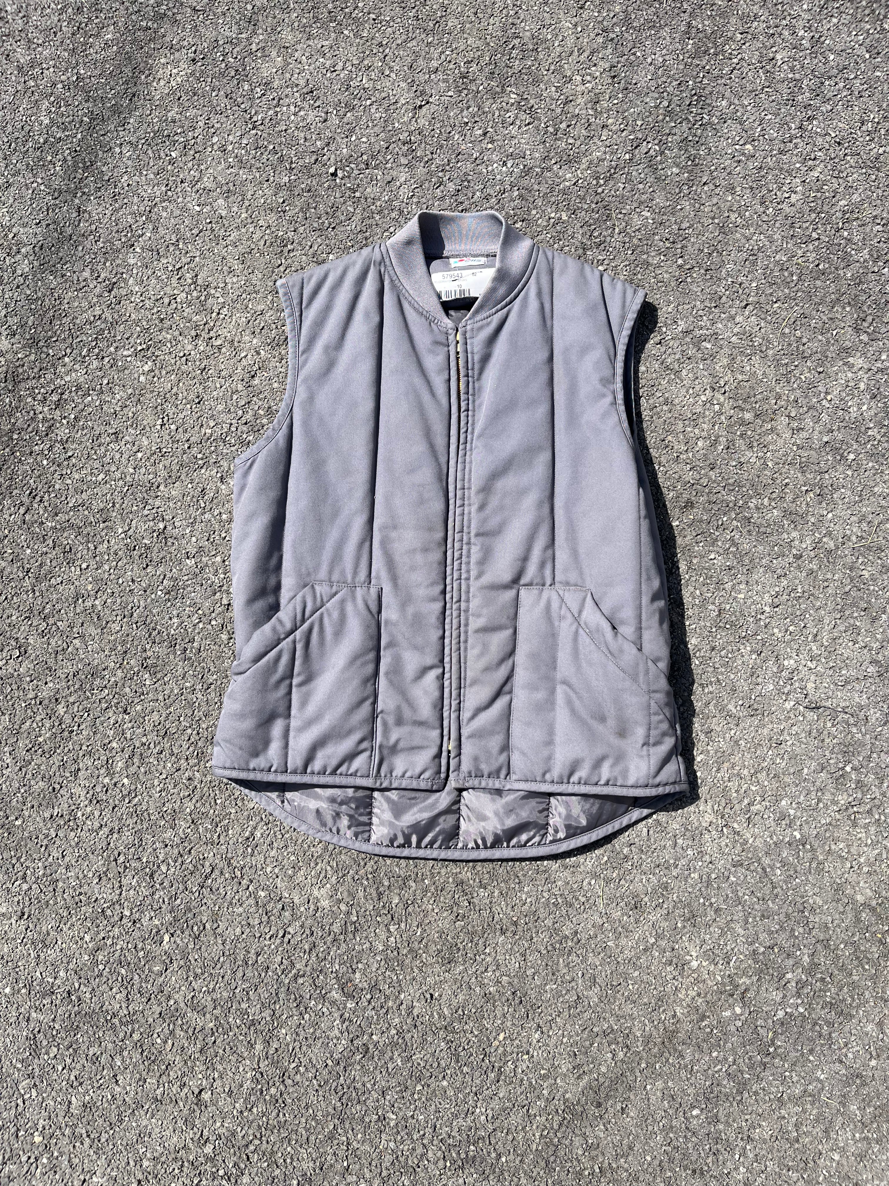 VESTE DE TRAVAILLE SANS MANCHE GRISE