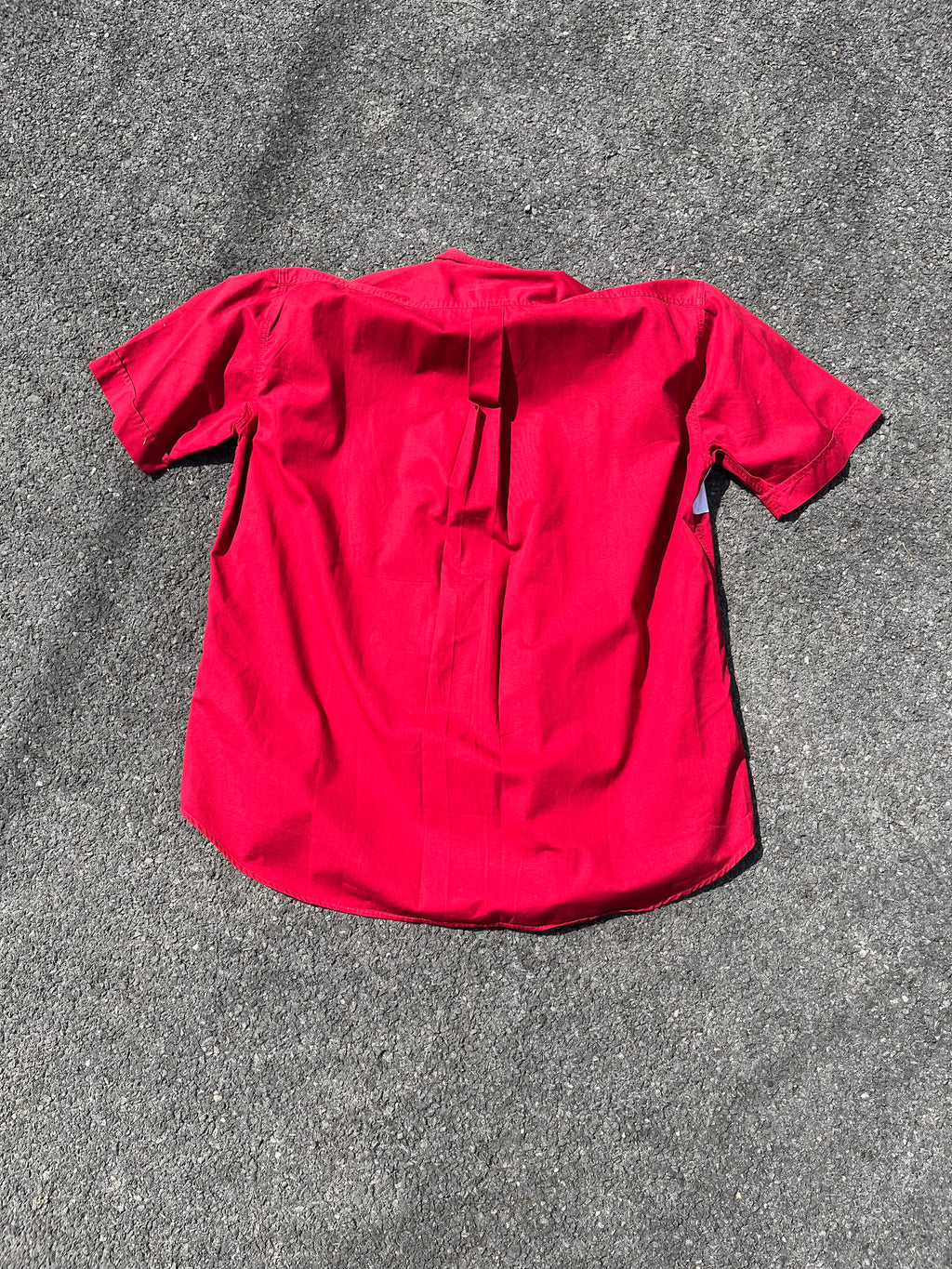 CHEMISE BICOLORE ROUGE ET BLANCHE