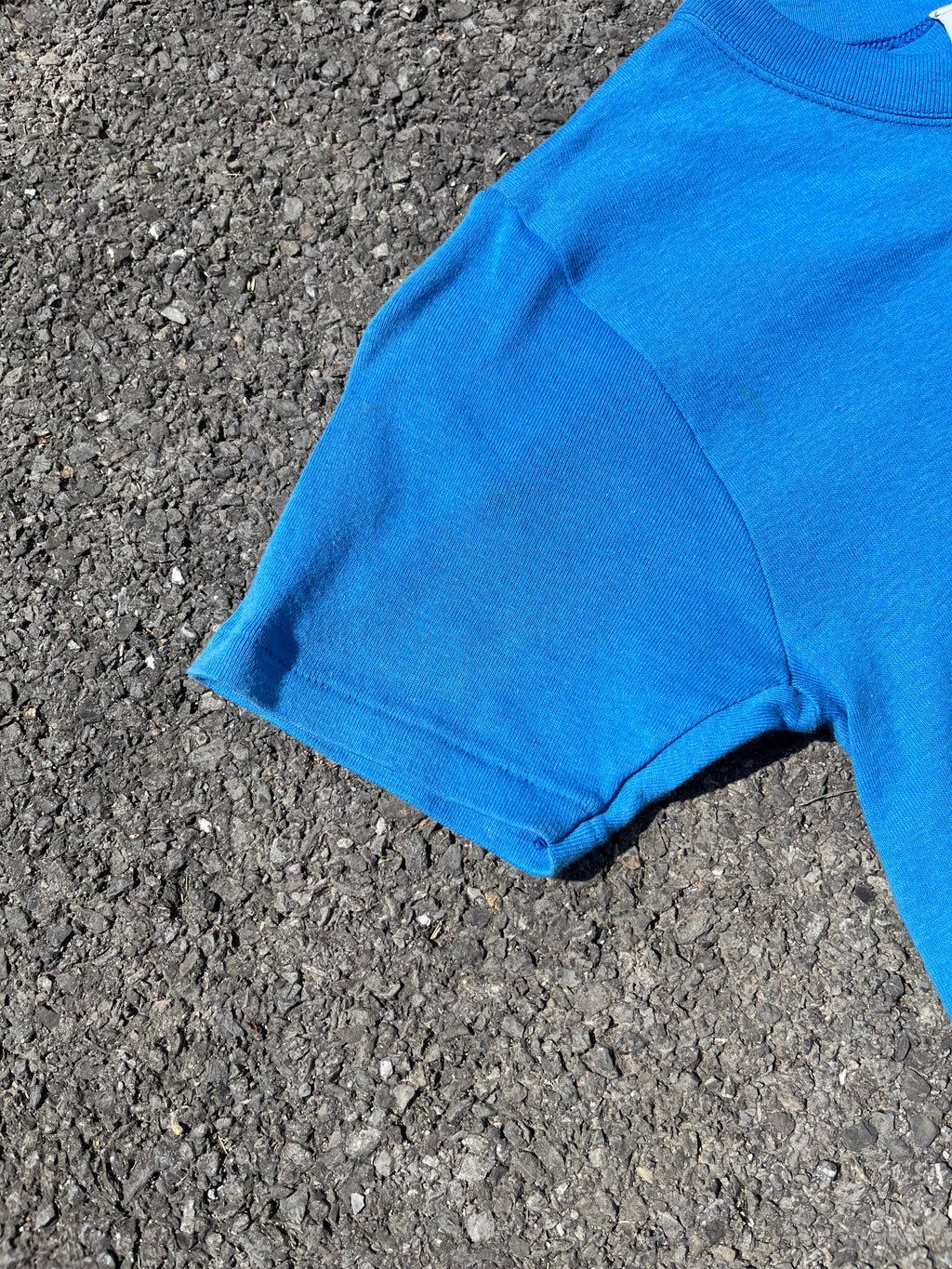 T-SHIRT DE TRAVAILLEUR FRANÇAIS BLEU