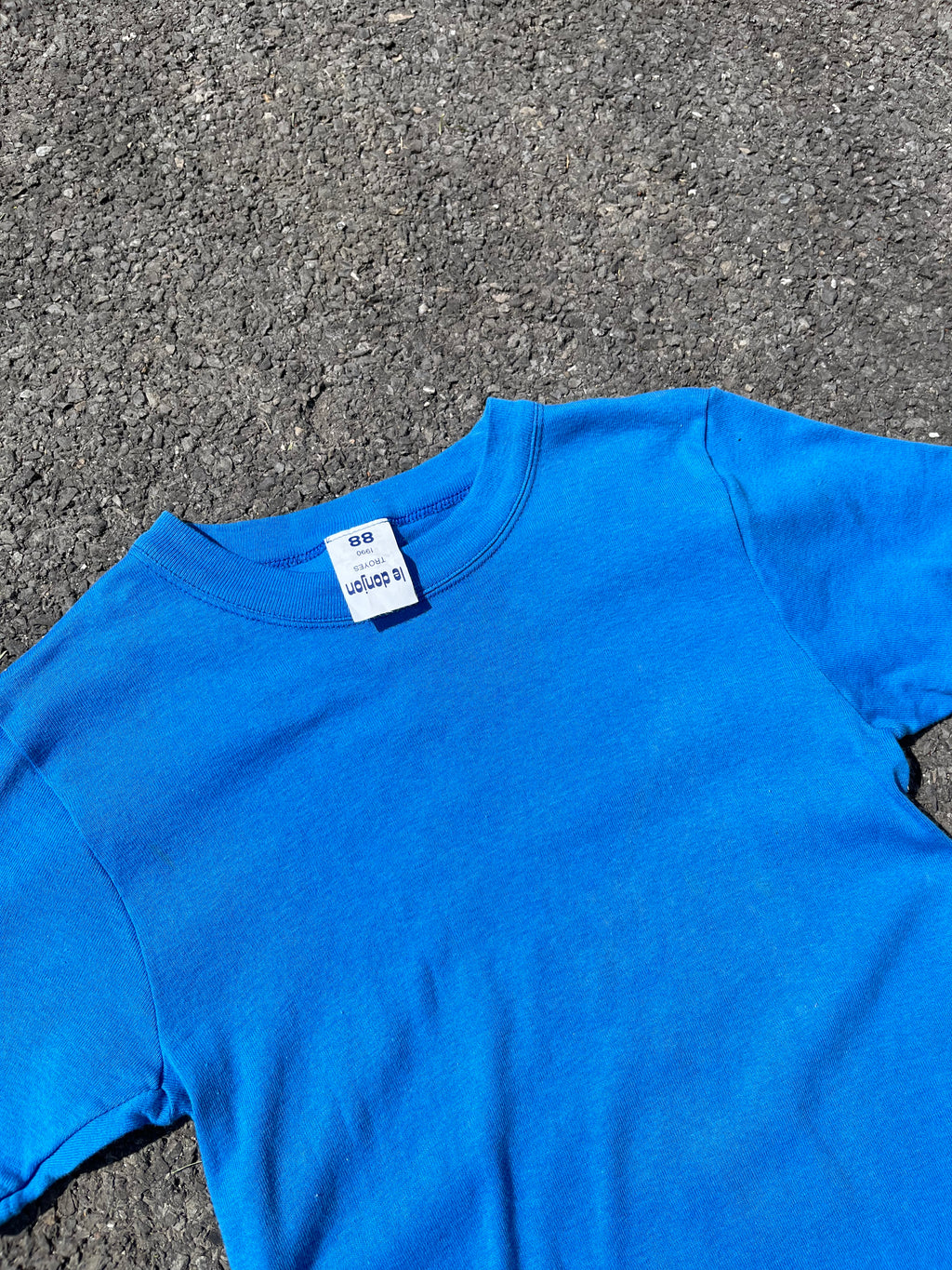 T-SHIRT DE TRAVAILLEUR FRANÇAIS BLEU