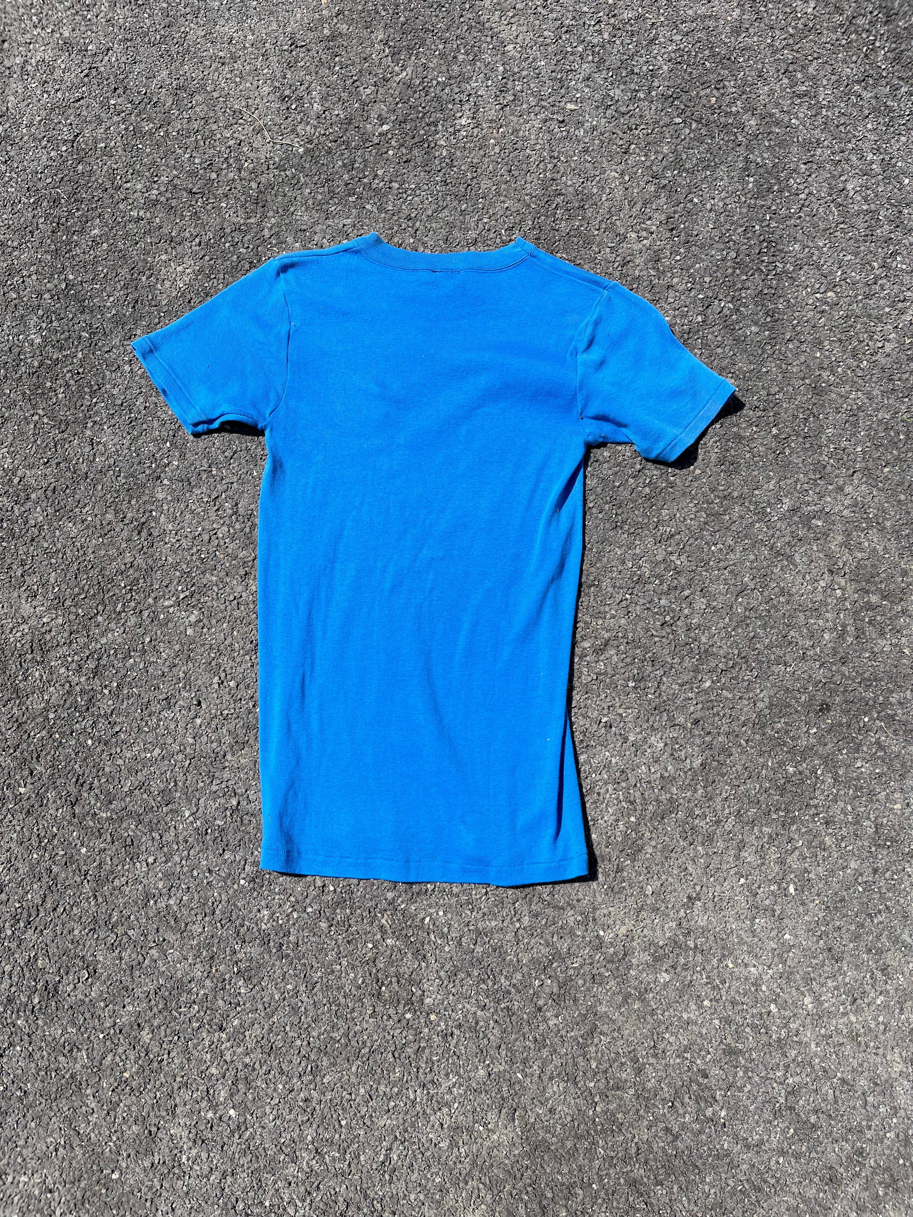 T-SHIRT DE TRAVAILLEUR FRANÇAIS BLEU